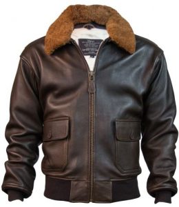 .TOP GUN® OFFICIAL MILITARY G-1 LEATHER JACKET - Bravo1