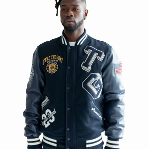 TOP GUN® BEAR GOAT VARSITY JACKET